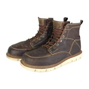KEEN Men's San Jose 6" US10,5D Leather Gingerbread Laceup Soft Toe Work Boot